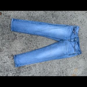 Skinny ankle high-stretch denim jeans
